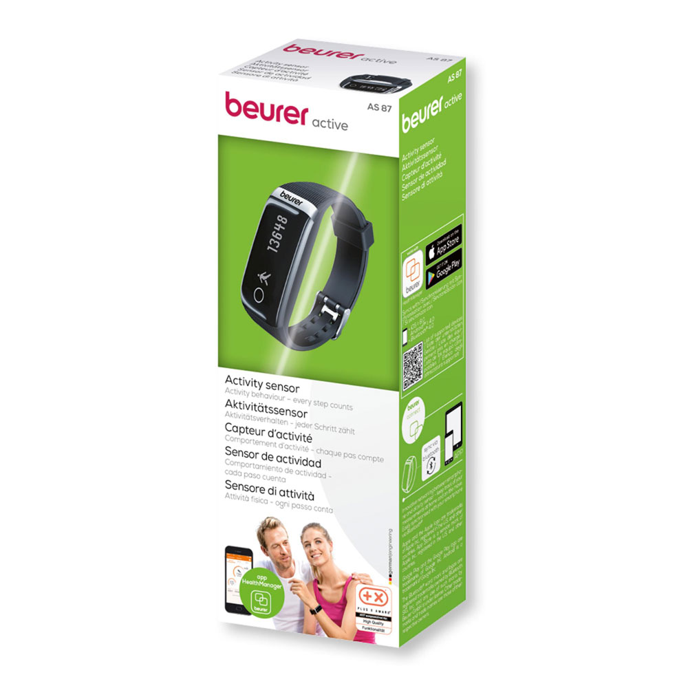 Beurer As87 Sensor Reloj Smart Para Actividad Farmacia Leloir