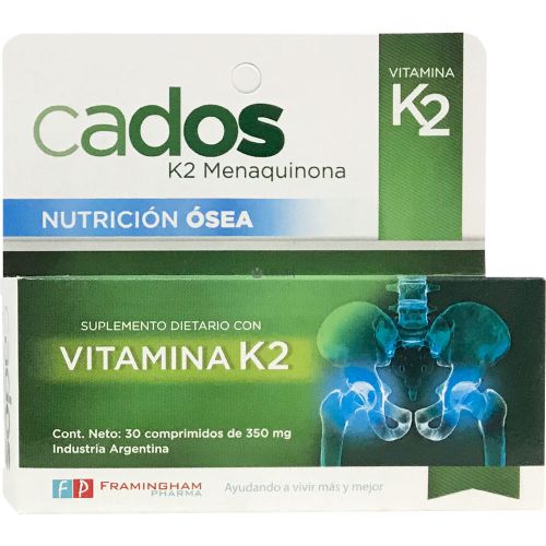 Cados Vitamina K2 Natural X 30 Comprimidos