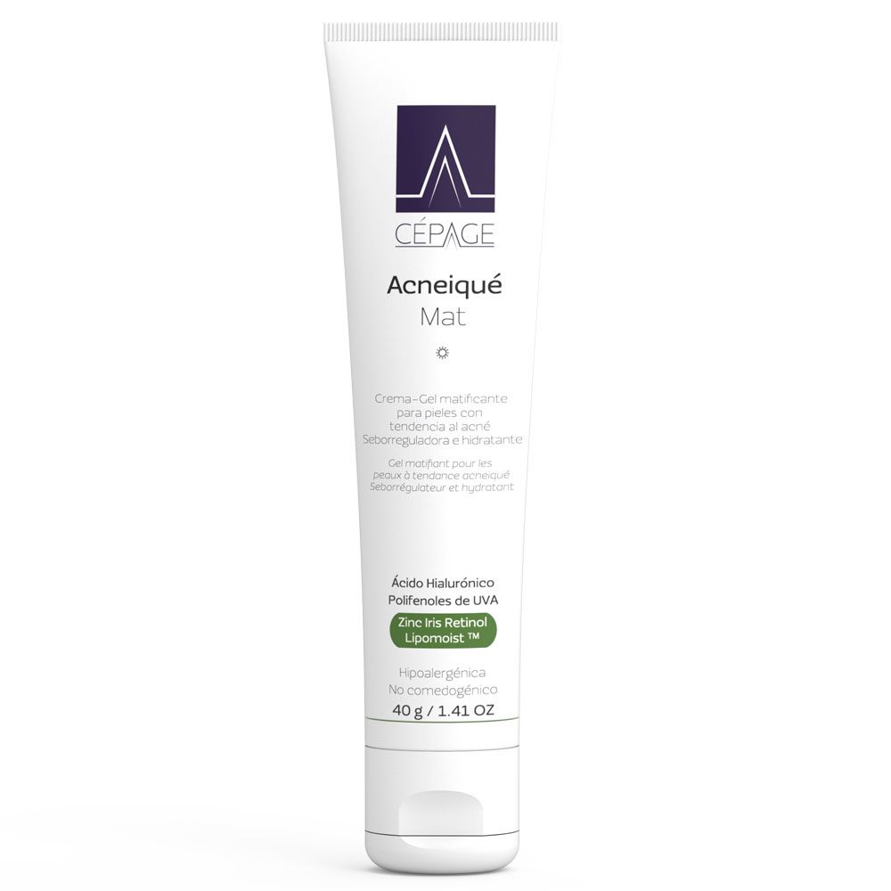 Cepage acneiqué mat crema gel matificante piel grasa