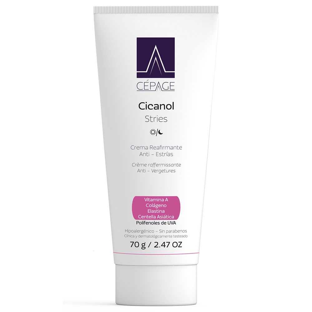 Cepage cicanol stries antiestrías reafirmante