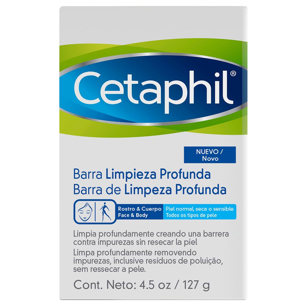 Cetaphil barra de limpieza profunda rostro y cuerpo