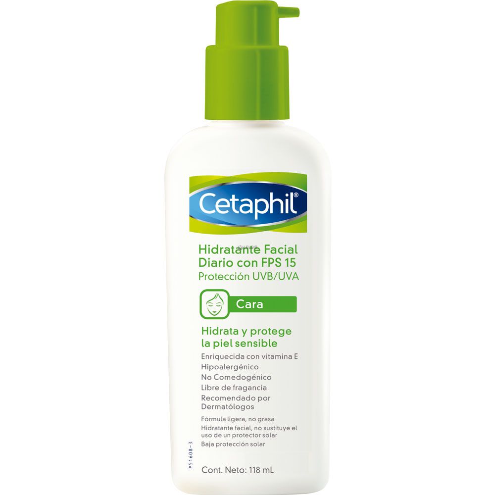 Cetaphil hidratante facial diario fps15 piel sensible