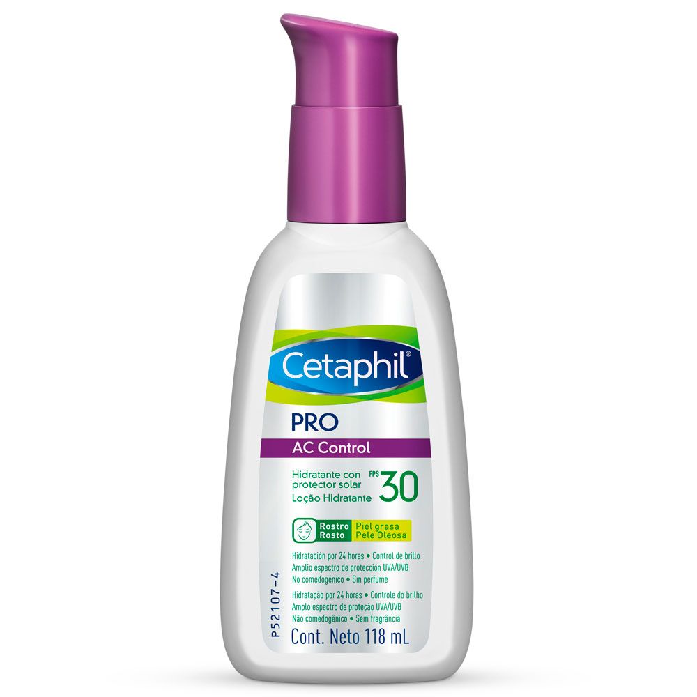 Cetaphil pro ac control hidratante facial diario fps30