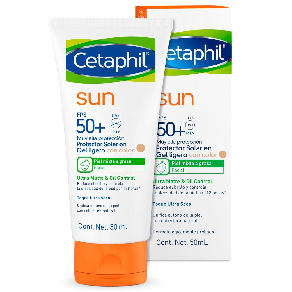 Cetaphil Sun Fps 50 Ultra Matte Oil Control Con Color X 50ml Farmacia Leloir Tu Farmacia Online Las 24hs