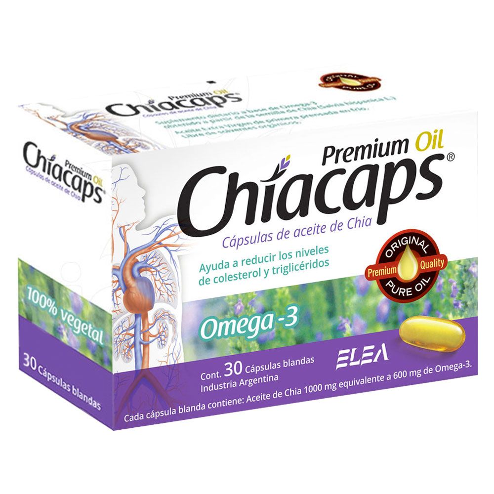 Chiacaps aceite de chia omega 3