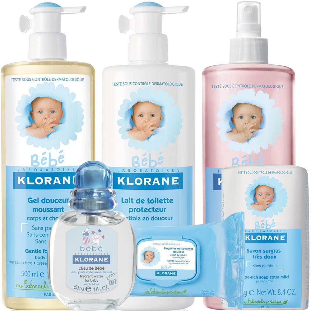 Combo 2 Klorane Bebé 6 Productos