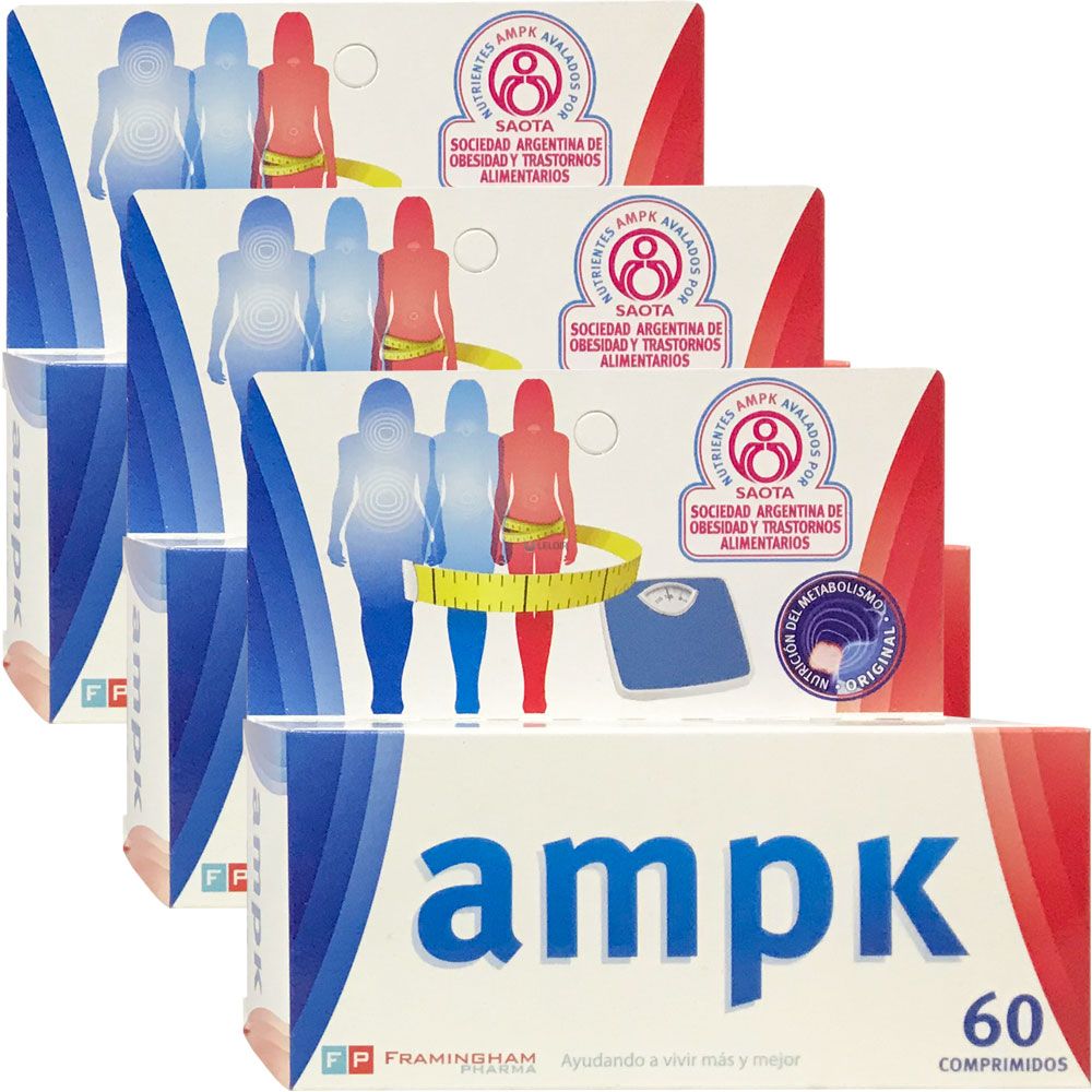 Pack 3 ampk x 60 comprimidos