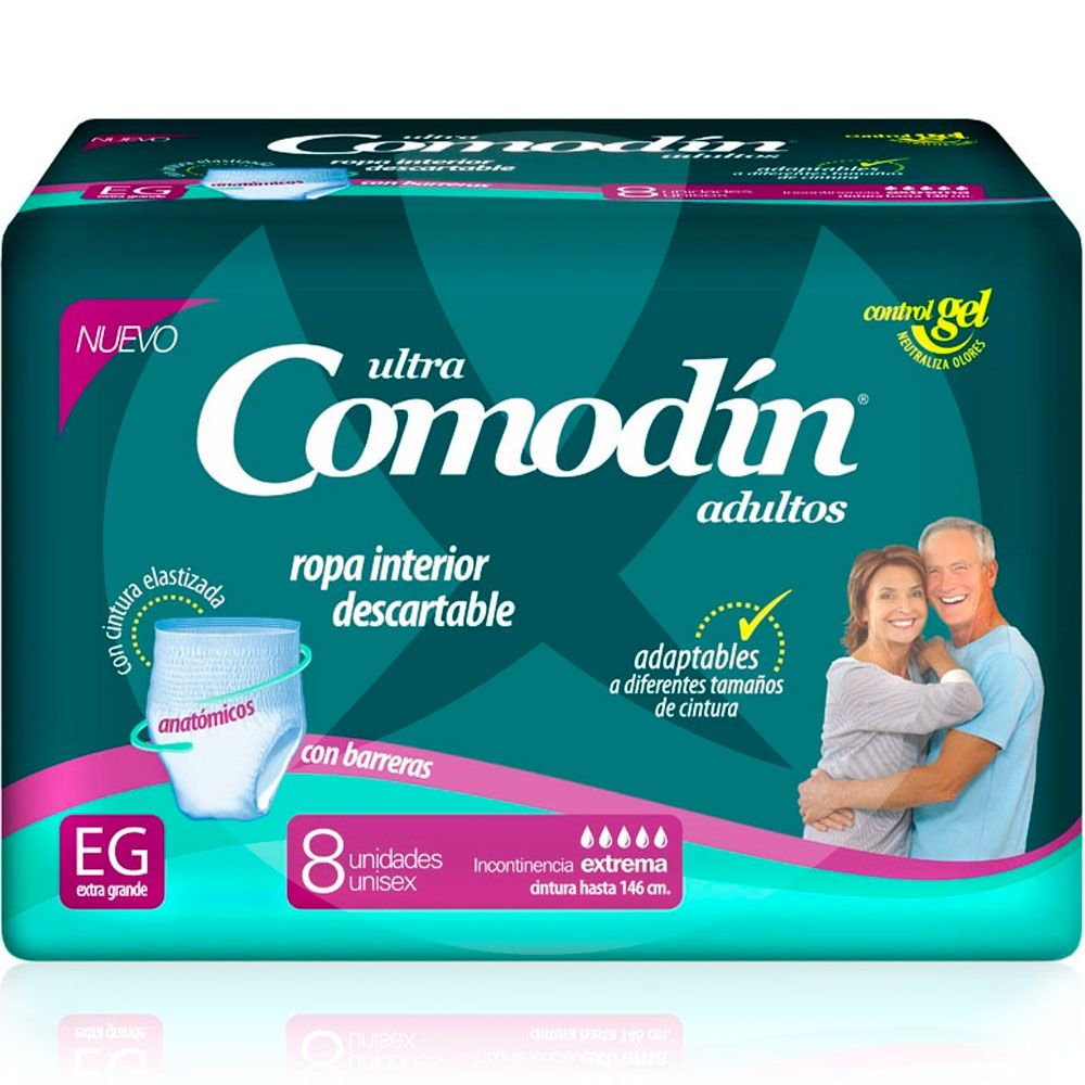 Comodín ropa interior descartable x 8 unidades