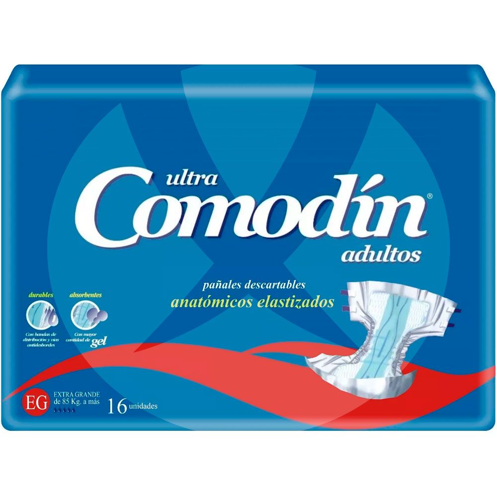Comodí­n ultra pañales anatómicos adultos
