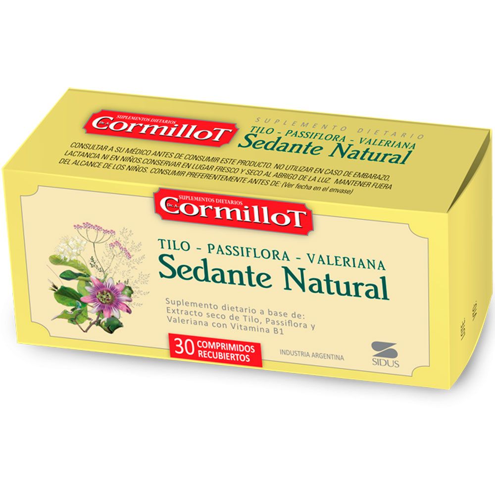 Cormillot sedante natural x 30 comprimidos