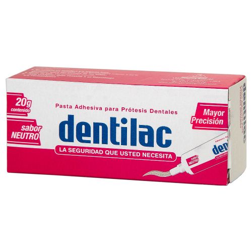 Dentilac Pasta Adhesiva Para Prótesis Dental Sabor Neutro