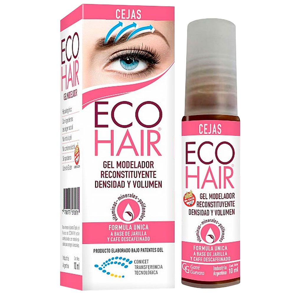Ecohair cejas gel modelador x 10ml