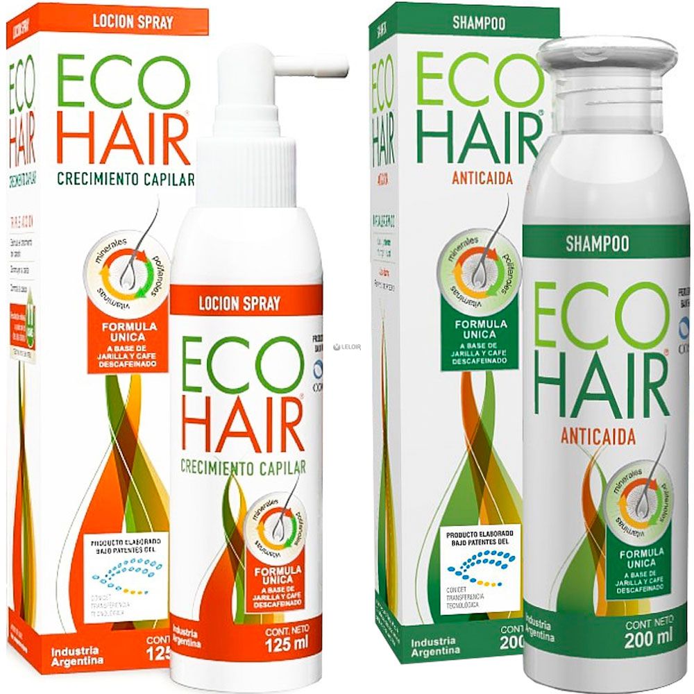 Ecohair tratamiento anticaida loción shampoo