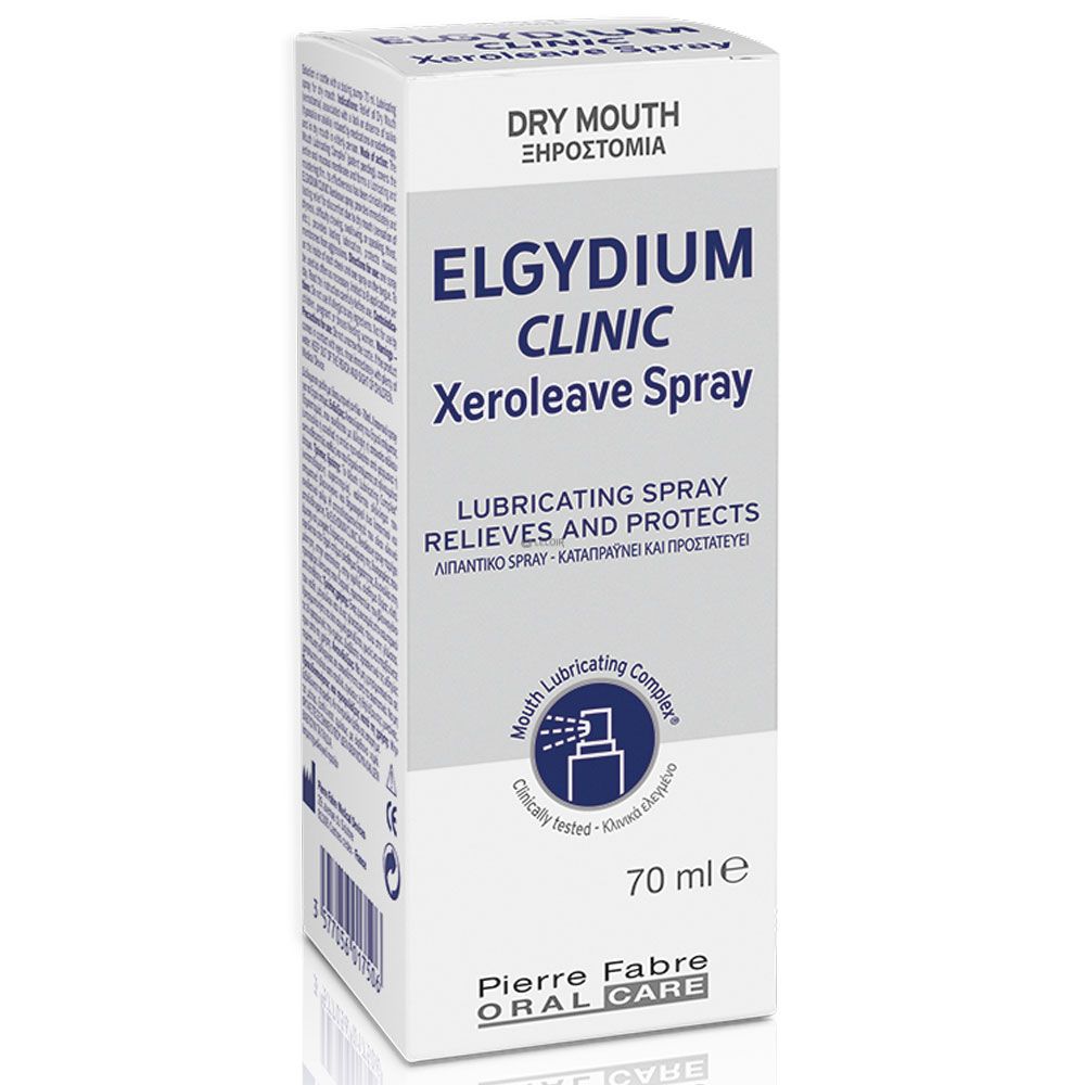 Elgydium clinic xeroleave spray lubricante