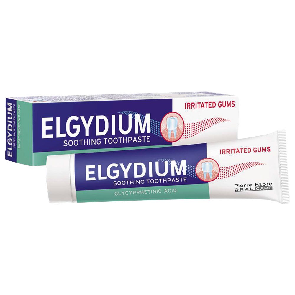 Elgydium encí­as irritadas pasta dental
