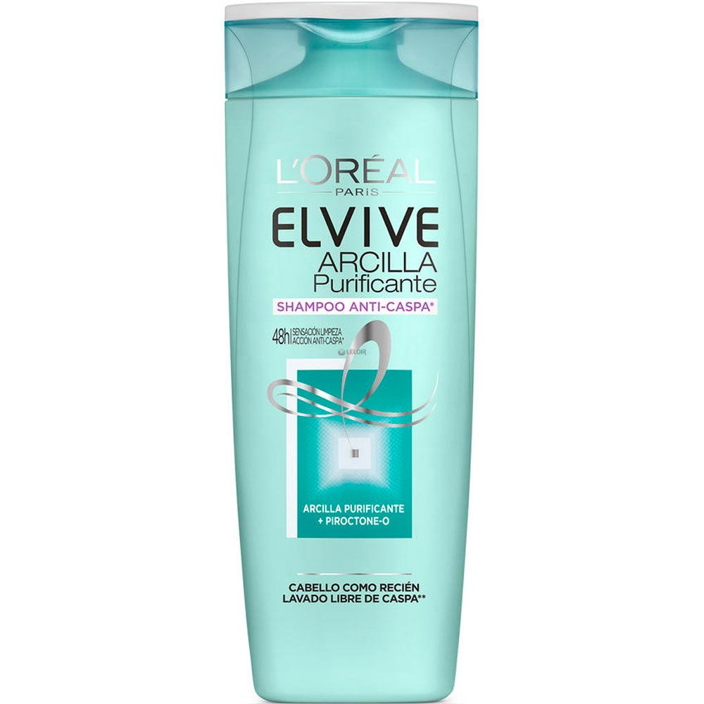 Elvive arcilla purificante shampoo anticaspa