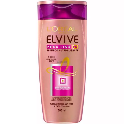 Elvive Kera Liso Mk Shampoo Nutri Alisante