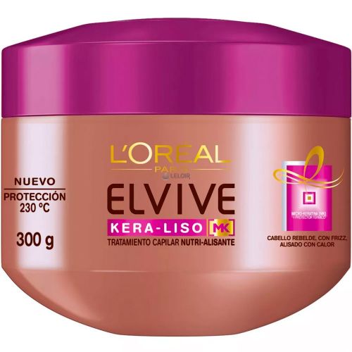 Elvive Kera Liso Mk Tratamiento Capilar Nutri Alisante