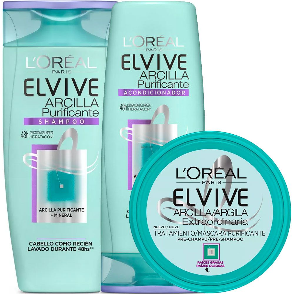 Elvive tratamiento completo arcilla purificante