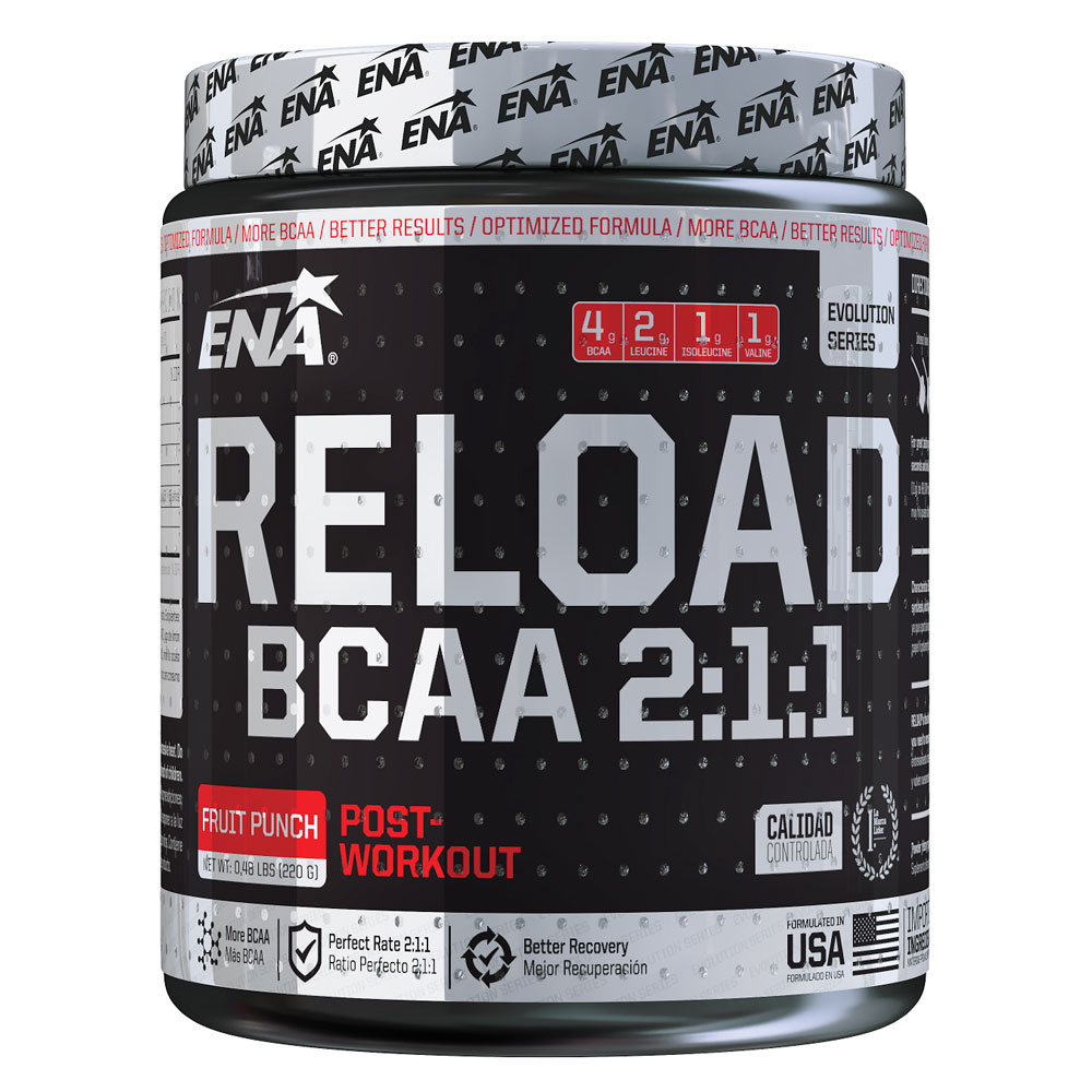 Ena Reload Bcaa 211 Post Entrenamiento X 220 Gramos