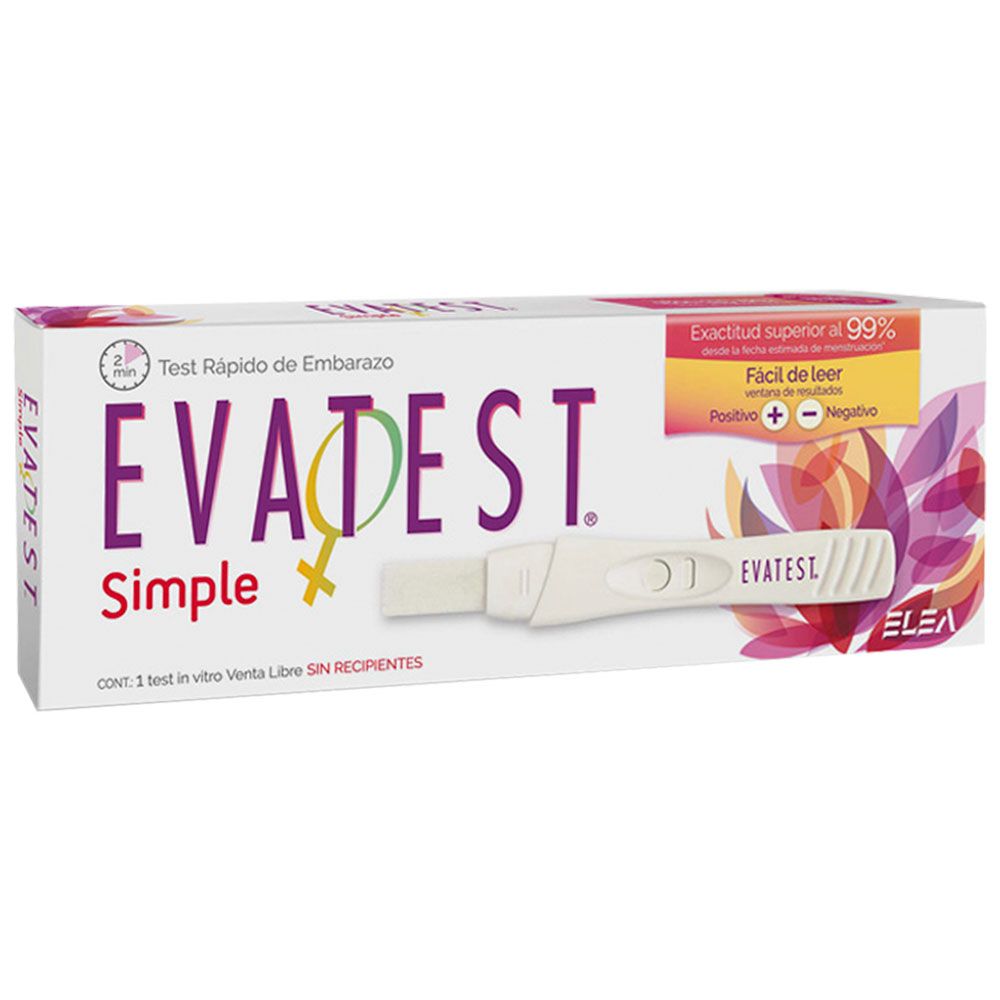 Evatest Simple Test De Embarazo - Farmacia Leloir - Tu farmacia online las  24hs