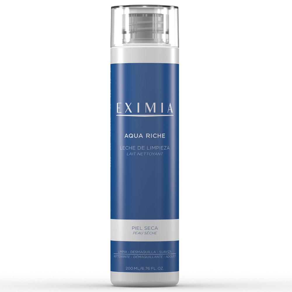 Eximia aqua riche leche de limpieza desmaquillante