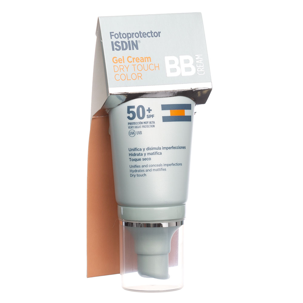 Fotoprotector Isdin Spf50+ Dry Touch Color Bb Cream