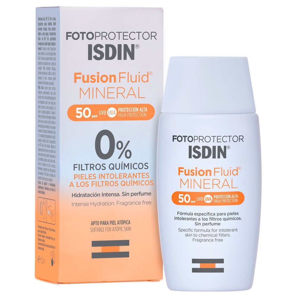 Fotoprotector Isdin Spf50+ Fusion Fluid Mineral