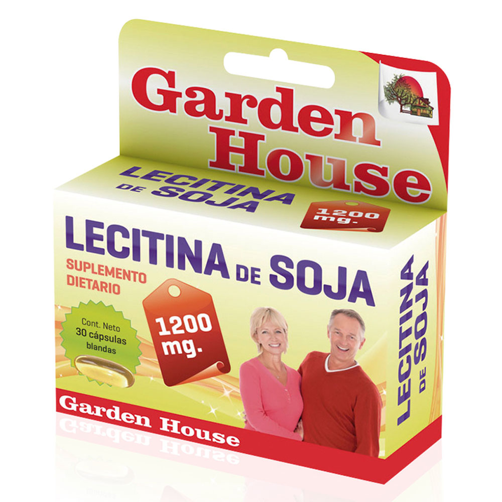Garden house lecitina de soja 1200mg