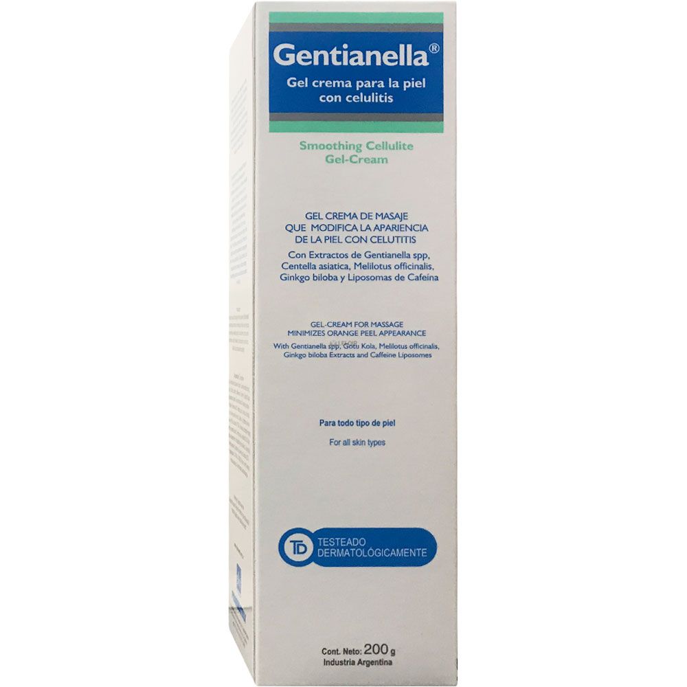 Gentianella gel crema anticelulitis