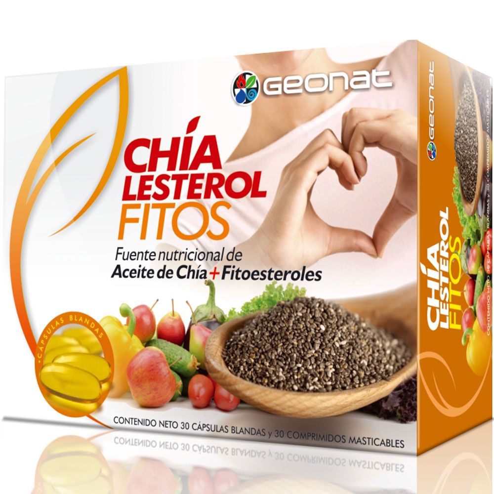 Geonat chíalesterol fitos 30 caps + 30 comp