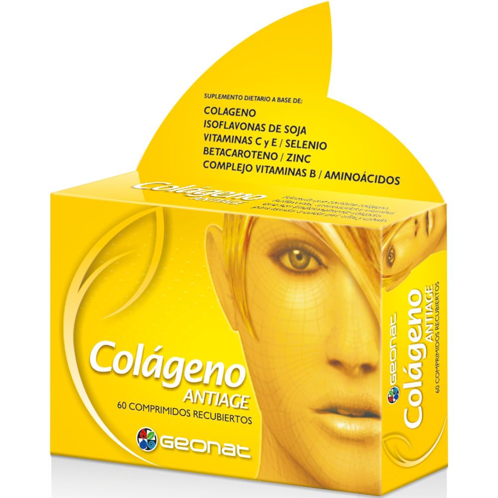 Geonat colágeno antiage x 60 comprimidos recubiertos