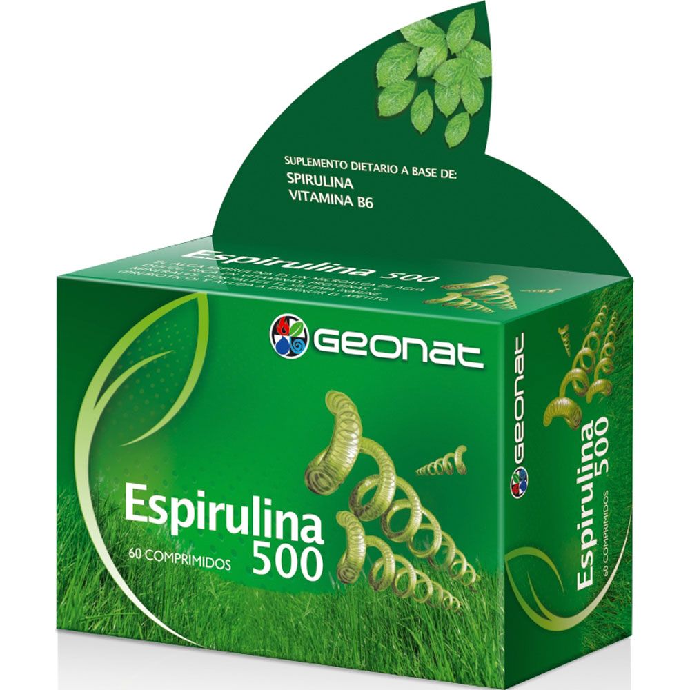 Geonat espirulina 500 x 60 comprimidos