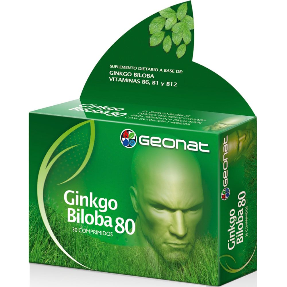 Geonat ginkgo biloba 80 x 30 comprimidos recubiertos