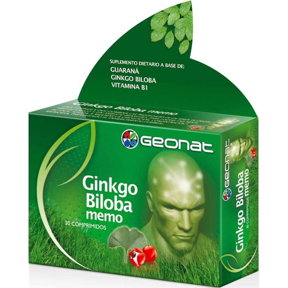 Geonat ginkgo biloba memo x 30 comprimidos recubiertos