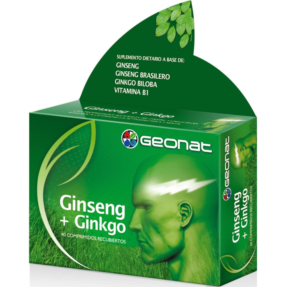 Geonat ginseng + ginkgo x 40 comprimidos recubiertos