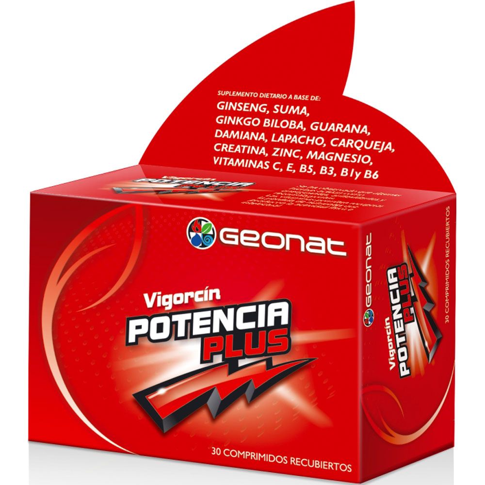 Geonat vigorcín potencia plus x 30 comprimidos