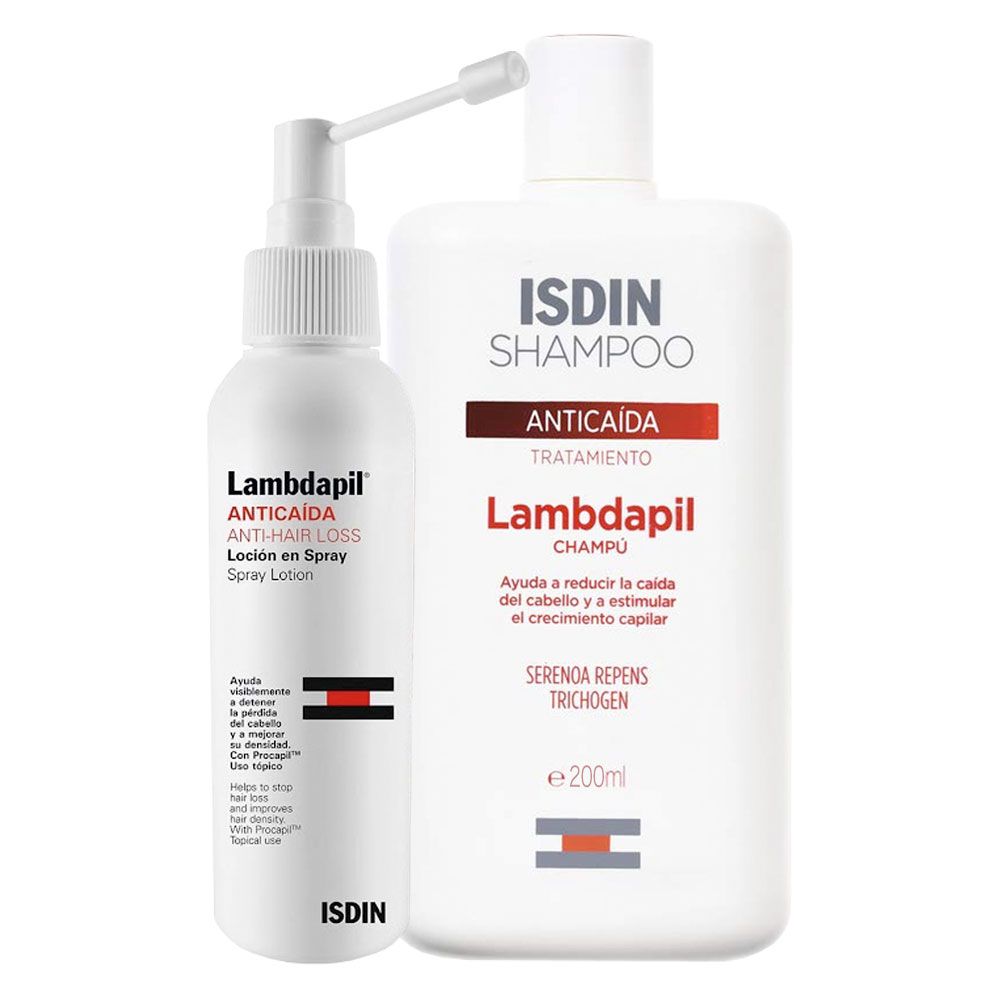Isdin rutina lambdapil para la caída del cabello
