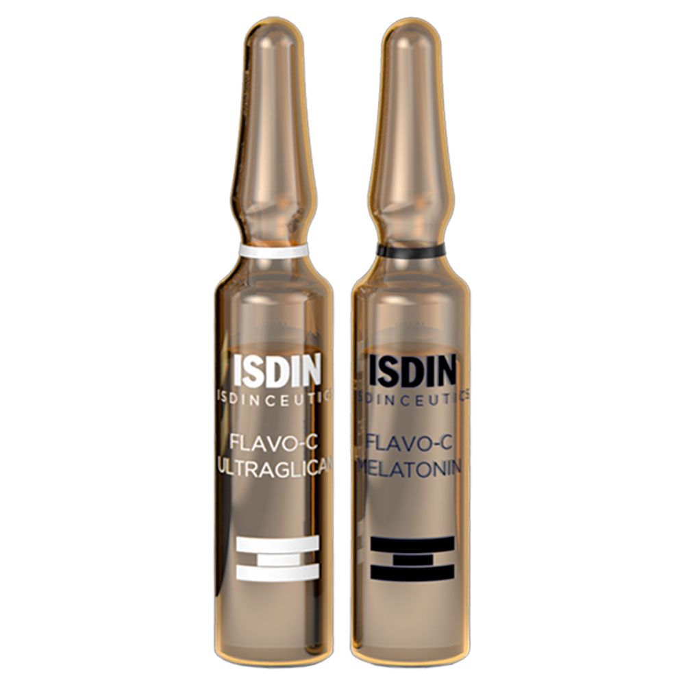 Isdinceutics flavo-c ultraglican melatonin ampollas