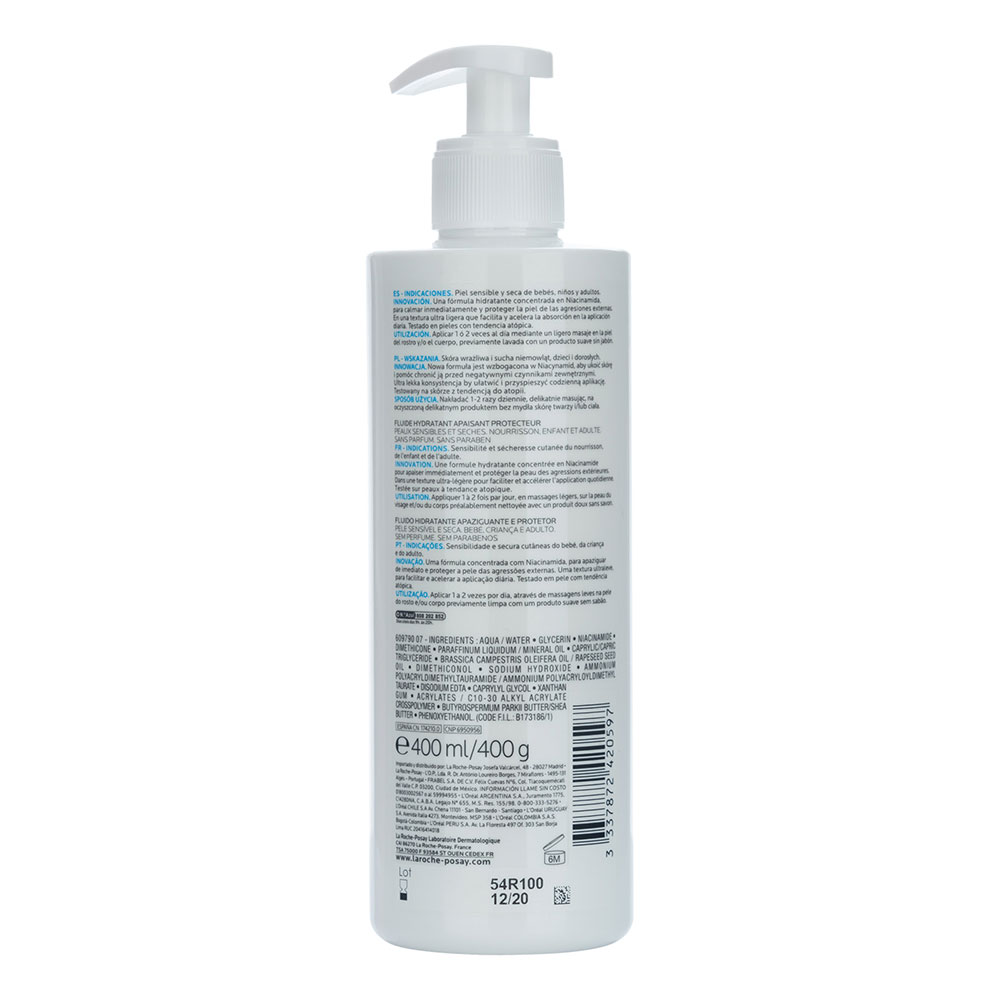 La roche posay lipikar fluido hidratante corporal