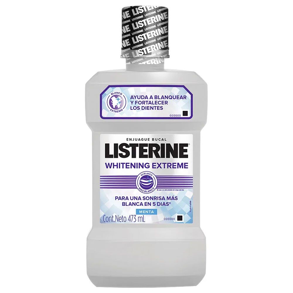 Listerine Whitening Extreme Enjuague Bucal Blanqueador