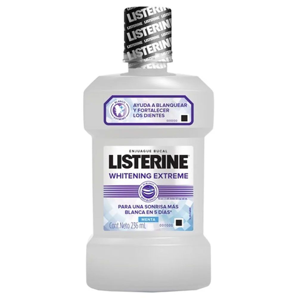 Listerine Whitening Extreme Enjuague Bucal Blanqueador