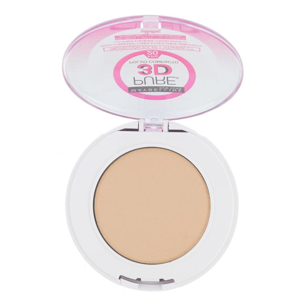 Maybelline pure makeup 3d polvo compacto