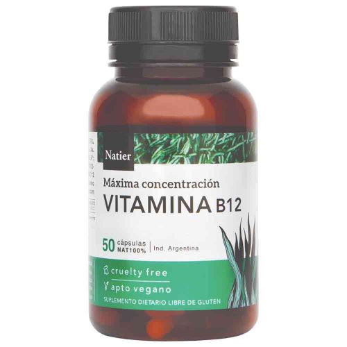 Natier Vitamina B12 Cápsulas