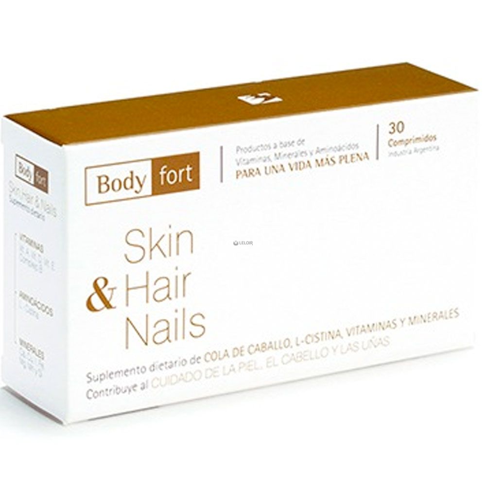 Natufarma body fort skin hair nails x 30 comprimidos