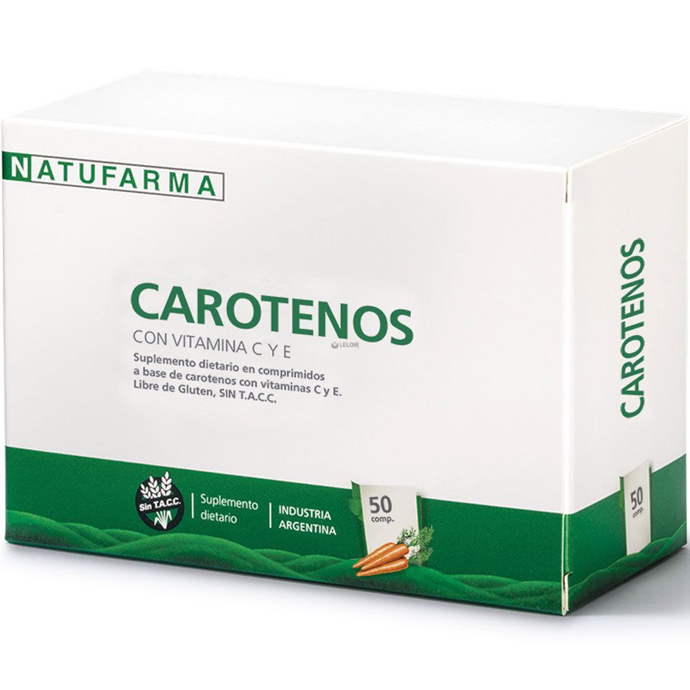 Natufarma carotenos x 50 comprimidos
