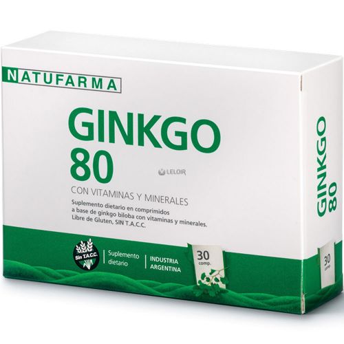 Natufarma Ginkgo 80 Vitaminas Y Minerales