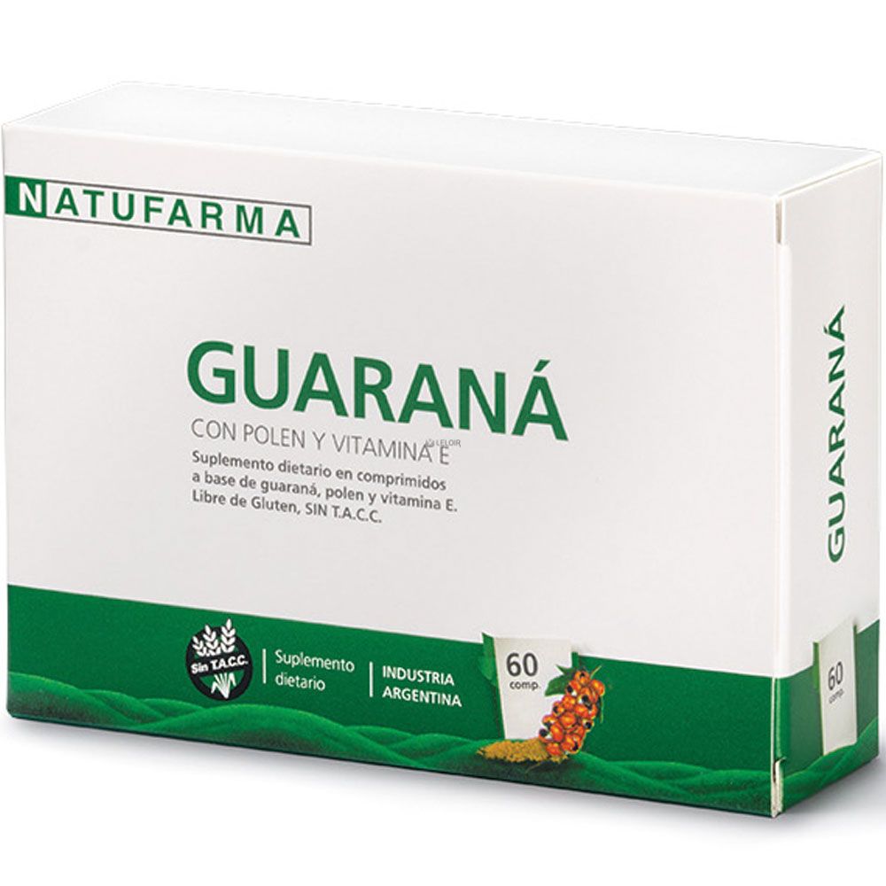 Natufarma guaraná con polen y vitamina e