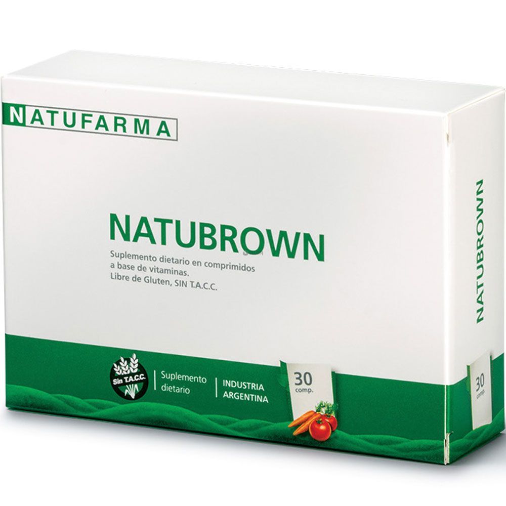 Natufarma natubrown x 30 comprimidos