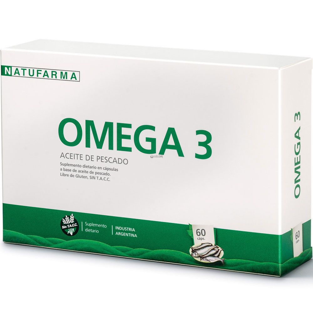 Natufarma omega 3 aceite de pescado cápsulas